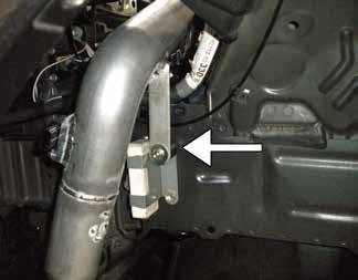 g. Align the intake pipe s bracket with