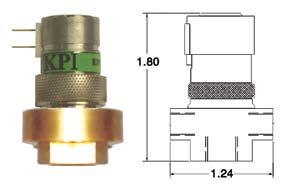 125 lbs Flow: 0-500 MLPM of water, 0-20 SLPM of air Pipe Thread Mount Version Typical Performance Characteristics (Note: a 20 VDC rated valve at 10 PSIG inlet) * All Dimensions are in inches Kelly