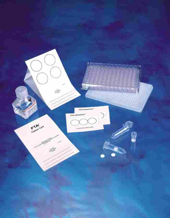 Specimen Collection Cards & Devices FTA Products FTA Technology Collect, Transport, Archive, and Isolate Nucleic Acids all at room temperature FTA and FTA Elute cards utilize patented Whatman FTA