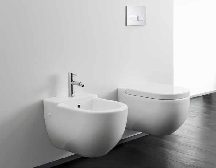 SUITES STREAM II CONTEMPORARY AND CURVACEOUS STREAM II Sumptuous curved contours anchor the Italian design coupled with the underlying acumen with ceramics.