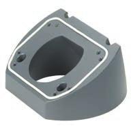 Supports arm/equipment carrier system GT 50, 60, 80 Console adaptor: Cast aluminium 30 -inclination for flange coupling 50, 60, 80 GT PA Code No.