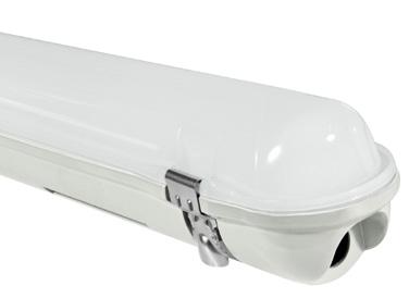 AC100 Series LED Anti-Corrosive Pro polycarbonate body and diffuser Up to 100 lumens per watt 50,000 hours L70 Extensive range of sizes and options available, including step dim and emergency 410461