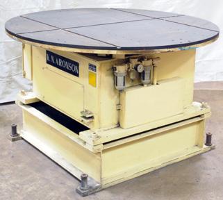 CAPACITY 60 TABLE RANSOME #12 tilt and rotate welding positioner ARONSON RPFT 2.