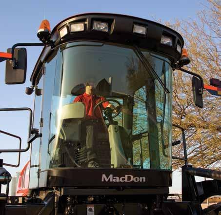 Operators will also enjoy easy, intuitive fingertip control of all header functions including MacDon s highly popular return-to-cut feature that allows the operator to precisely return the header to