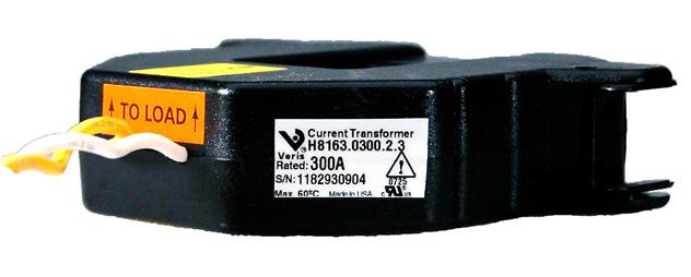 Verify that the serial number on the meter matches the serial numbers on the current transformers (CTs).