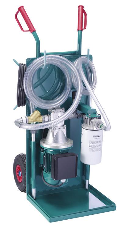 Mobile Filtration System Type SMFS-U-030 The SMFS-U-030 is a Mobile Filtration System mounted on a robust steel frame push cart, which means the perfect compromise between flexibility on the one hand