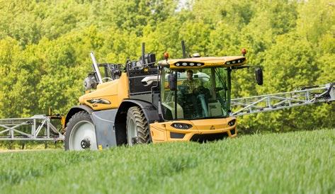RUNS RINGS AROUND OTHER SPRAYERS Since its inception, the single beam chassis design that forms the backbone of every RoGator has proven itself in the balance and stability it