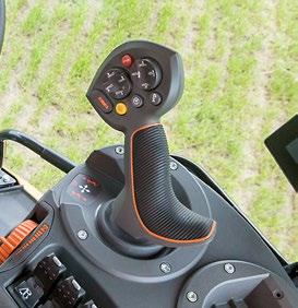 An ergonomic new armrest puts almost all key sprayer functions at your fingertips, courtesy of a new dedicated-design joystick and an