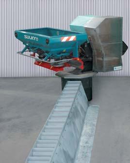 It manages precisely the fertilizer spreading pattern taking into account the real shape in