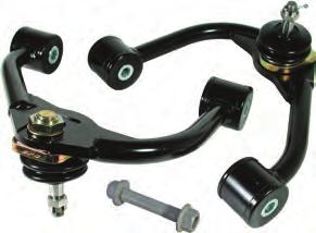 Additionally, the OEM upper control arm can contact the frame, limiting droop travel and