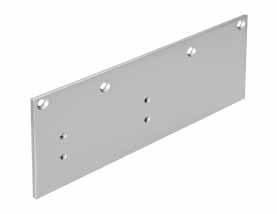 (108mm) x 2-1/8" (54mm) deep RH/LHR 754F22 Part Numbers LH/RHR 754F23 Drop Plate Permits parallel arm or top jamb mounting on door when top rail is too narrow to install closer in the regular manner.