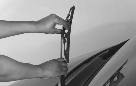 Windshield Wiper Blade Replacement Windshield wiper blades should be inspected at least twice a year for wear and cracking. See Wiper Blade Check in Scheduled Maintenance on page 6-4. 2.