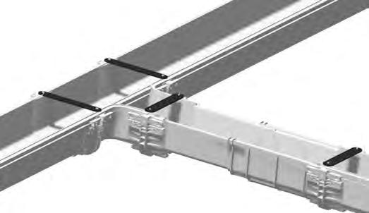 Available in 4-, 6-, and 12-inch widths, the expandable straight section reduces the installation time necessary to connect opposing runs and