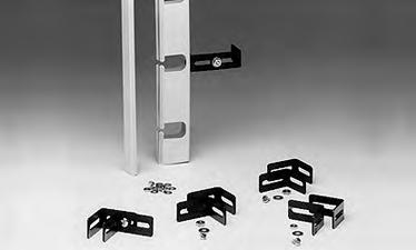 brackets 2"x 2" vertical slotted (1.