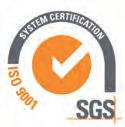 worldwide guarantee against design and/or manufacturing defects. ISO CERTIFICATES SAGOLA S.A.U.