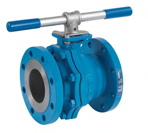 E10: ASME Class 300 2 Piece, Full Port, Flanged End Ball Valve with Direct Mount Actuation Design Description The Econ E10 Series is a two piece, full port, flanged end ball valve with ISO 5211