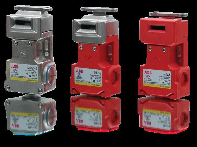 Safety interlock switch MKey MKey are mechanical safety switches used for monitoring doors and hatches.