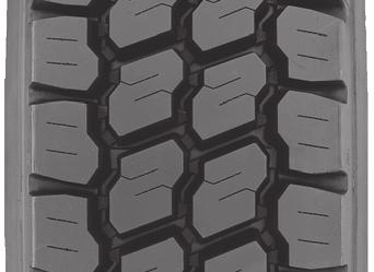 245 26/32" Cut and tear resistant tread compound for excellent wear in regional and light On/Off drive applications.