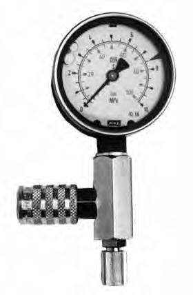 Diagnostics System 100 System 100 Pressure Gauge / Measuring Handle / Self-Venting Block Pressure Gauge Filled