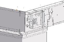 APPLICATION GUIDELINES Figure 88: Location of Power Wiring / Communications Cable Terminals in the Built In Ducted Indoor Unit.