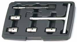 Allows the removal of seized injector nozzles without the need to remove the cylinder head Cylinder & Piston Tools Diesel Injector Puller Set 14 pce set - suitable for a wide