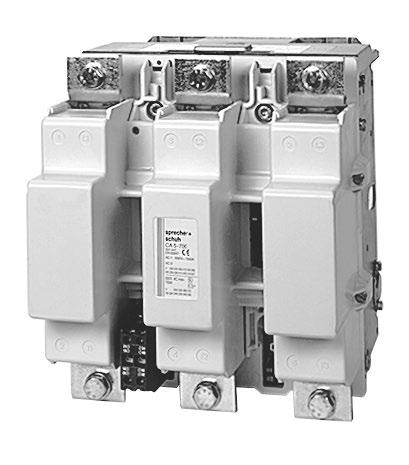 DISCONTINUED Non-Reversing, Three Pole Contactors With C or DC Coil, Series C5 (Open type only) ➊➌ Ratings for Switching C Motors (C2 / C3 / C4) uxiliary I e [] kw (50 Hz) UL/CS HP (60 Hz) ➌ 3 Ø