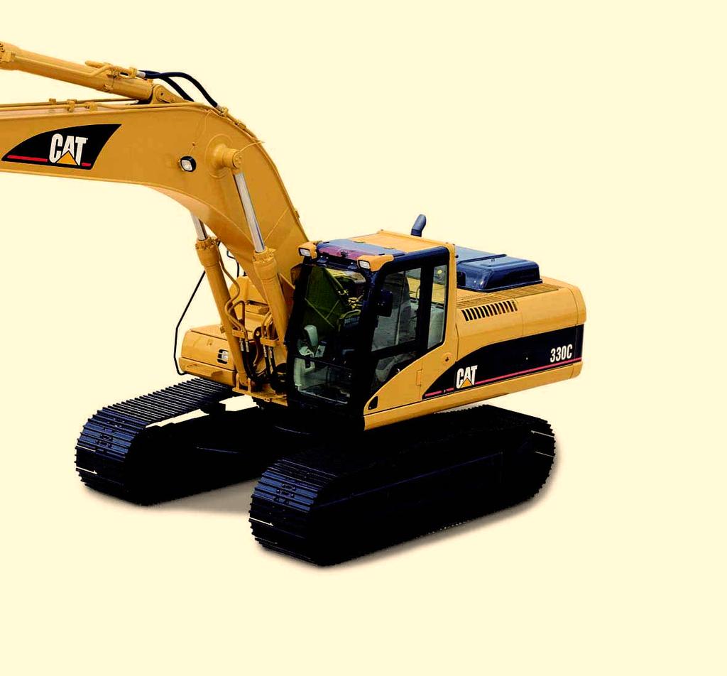 Operator Station The 330C operator work station is quiet with ergonomic control placement and convenient adjustments, low lever and pedal effort, ergonomic seat design and highly efficient