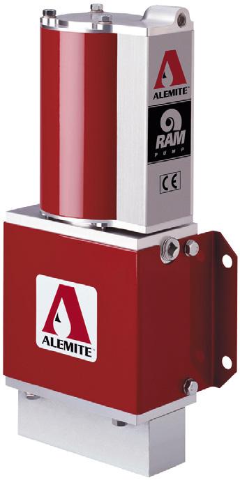 RAM Medium Pressure Special Application Oil/Fluid Alemite Transfer This medium pressure pump is designed for both high volume transfer and