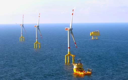 Offshore wind connections Example: BorWin, Germany Customer: TenneT commissioned: 2009 Customer need Integrate offshore wind power generated in the