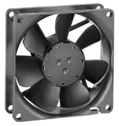 1 General Fan type Rotational direction looking at rotor Airflow direction Bearing system Mounting position Fan counterclockwise Air outlet over struts Ball bearing any 2 Mechanics 2.
