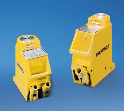 Aluminium and Steel Jacks Shown from left to right: JHA-73, JH-506 JH/JHA Series Capacity: 7-150 ton Stroke: 76-155 mm Maximum Operating Pressure: bar Lifting Wedge and Machine Lifts Ideal to lift