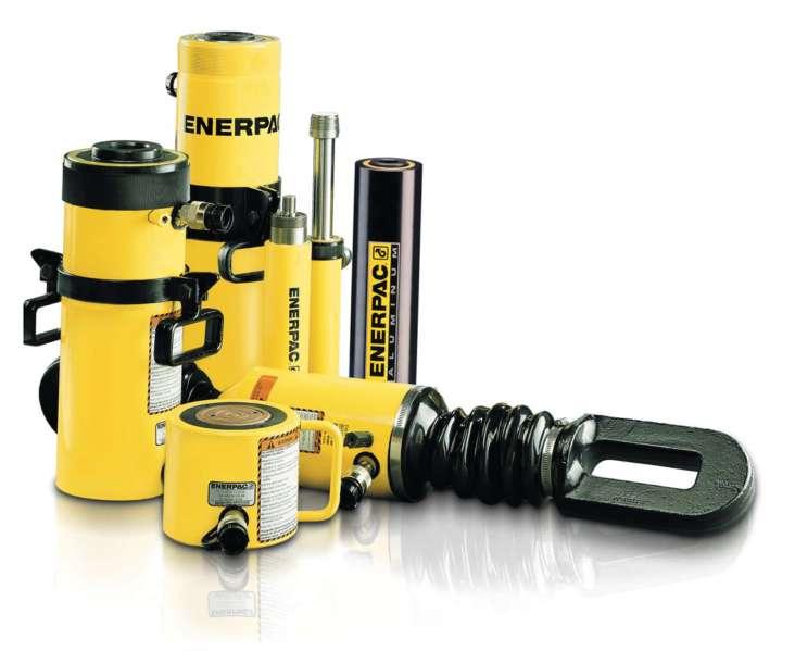 Enerpac Hydraulic Cylinders ENERPAC hydraulic cylinders are available in hundreds of different configurations. Whatever the industrial application... lifting, pushing, pulling, bending, holding.