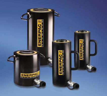 RACH-Series, Aluminium Hollow Plunger Cylinders Shown from left to right: RACH-1504, RACH-15010, RACH-206, RACH-306 The Lightweight Solution for Tensioning and Testing Saddles All RACH-cylinders are