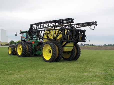 8000 SERIES W/ 60, 80, 90, 120 Or 132 BOOM 1650 Or 1950 Gallon Tank 54 Rubber Tires - 10-Bolt; Dual Option Short Hitch Pin To Axle - 175 60, 80 Or 90, 120 Or 132 Boom Heavy 6 x 3 Center Section With
