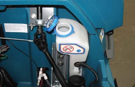 FOR SAFETY: When using machine, only use distilled water when filling the automatic battery watering tank. 5.