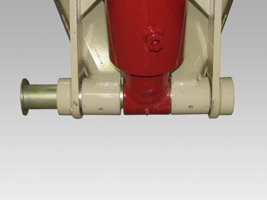 Continue installing the bottom cylinder pin (Item ) [Figure 7] through the connecting link and opposite side of the pivot yoke.
