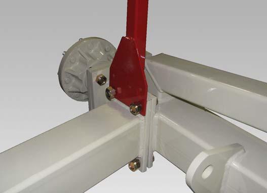 Assembly - Backsaver Auger 684 & 604 Figure 40 Figure 4 B-053 B-049 Install a strap (Item ) around the center of the right undercarriage arm (Item ) [Figure 40].