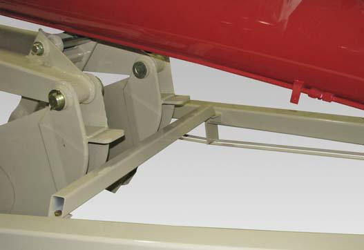 Figure 3 3 With the upper lift arm (Item ) resting on the lift arm rest (Item ) [Figure 33] and cradle rest, verify that the tube assembly is centered left to right on the undercarriage.