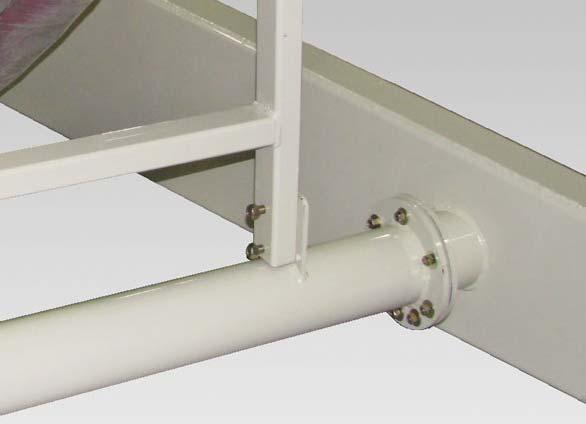 ) Slightly raise the tube assembly above the undercarriage lift arm rest and cradle rest.