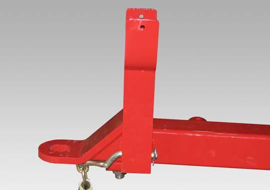 Install pin (Item ) through the PTO holder and hitch mount, then secure in position with the hair pin clip (Item 3) [Figure 76].