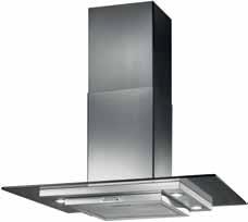 K7588ASC 90cm rangehood ASC ENC EAN 8026493041674 s ASC delay stop prompts option 1235mm maximum H x 900mmW x 500mmD satin + crystal glass 250W centrifugal, twin impellers, double air uptake duct