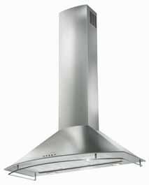 K39L 90cm rangehood EAN 8026493013411 s optional 1298mm maximum H, including utensil rail 900mmW x 450mmD x satin 190W centrifugal, twin impellers, double air uptake exhaust direct to atmosphere or