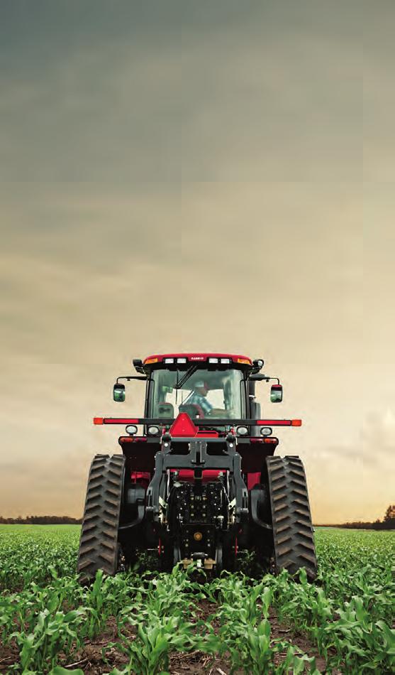 STEIGER ROWTRAC GIVES PLANTS A BETTER CHANCE. INNOVATION CONTINUES WITH NEW SUSPENSION, LONGER WHEELBASE AND MORE POWER TO THE GROUND.