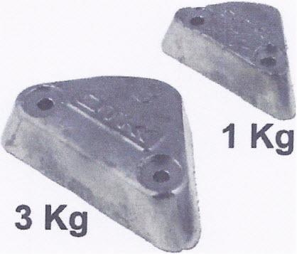 Example if 8 kg is required a suggestion on position could be: 3 kilo weight on the left side 1 + 3 kilo in the back of the kart 1 kilo in the bottom of the seat For low grip condition the weights