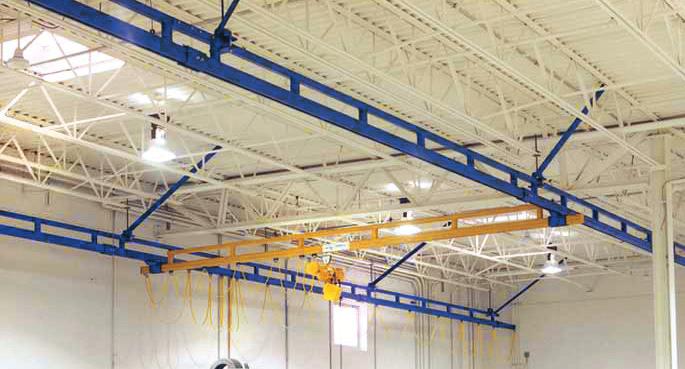 Ease of installation Effortless movement Superior load positioning A modular design for flexible factory layouts Multiple bridges can be installed on one runway system to increase productivity and