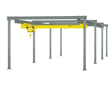 Electrification Controls End Trucks Free Standing Structure Hanger Assemblies (if Free Standing System) Hoists (Optional) Tarca Interlocks let you move your loads around anything - even building