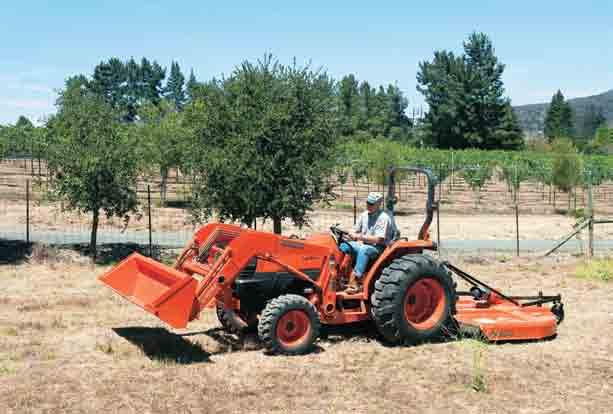 manufacturer of tractor mounted and skid steer mounted implements including Rotary Tillers, Grooming Mowers, Seeders, Rotary Cutters, Rear Blades, Landscape Rakes and Post Hole