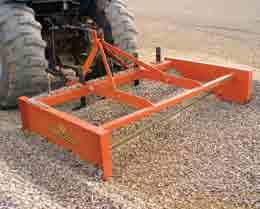landpride.com The Grading Scraper is ideal for renovating gravel driveways and roads, leveling construction and turf sites, and cleaning barns and chicken coups.
