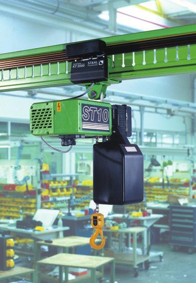1 The ST05 chain hoist from STAHL CraneSystems for maximum working