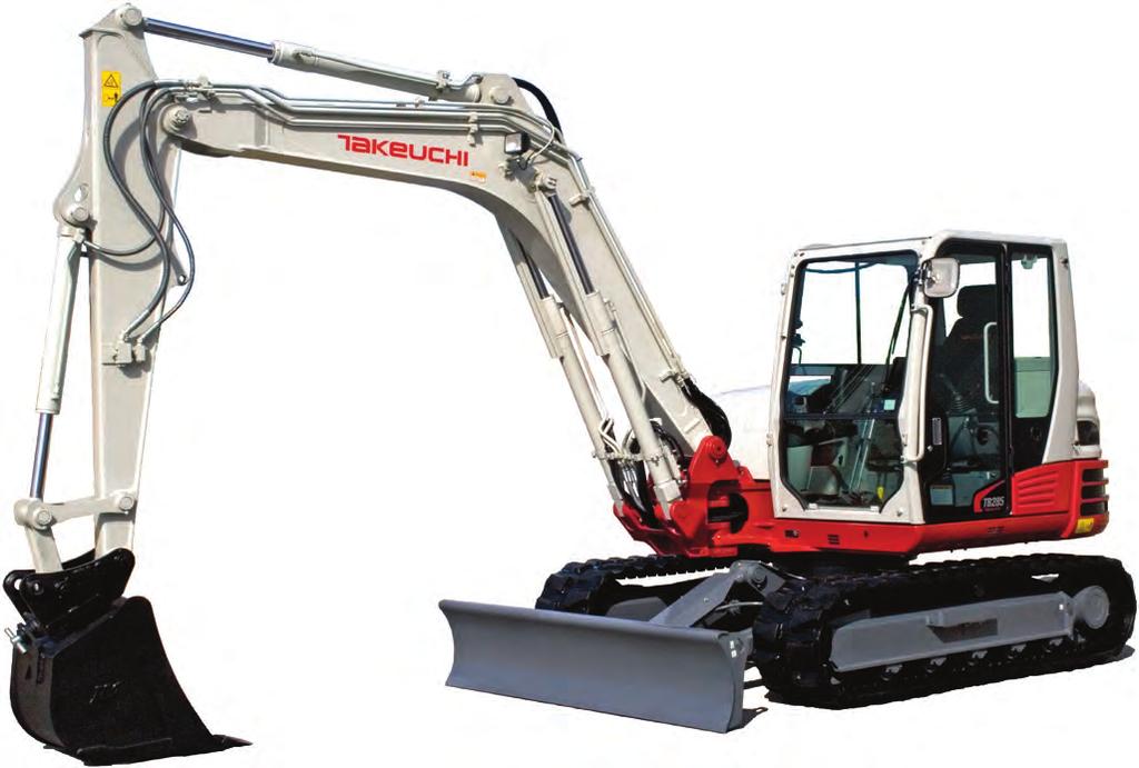 TB285 excavator delivers unsurpassed value, performance and versatility.